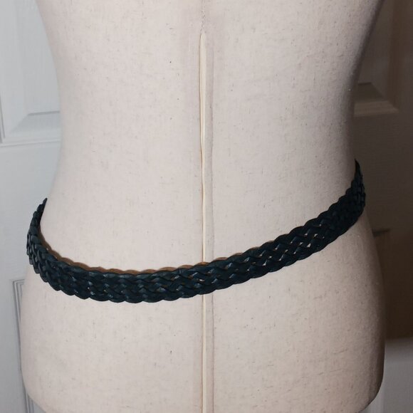 Boho Style Versatile Belt with Unique Buckle Hook Closure Dark Blue/Green Color - Picture 4 of 9
